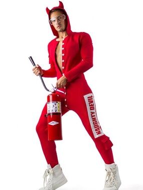 Onepiece Red Men’s Button-Up Shirt